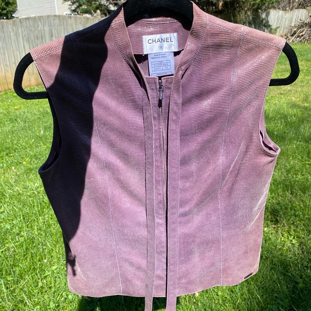 Leather Chanel top - Picture 7 of 15